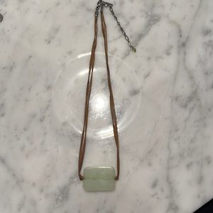 Whimsical Green Gem Choker